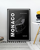 plakaty Plakat Tory wyścigowe - Monaco 3
