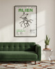 plakaty PLAKAT Alien retro poster dekoracja lata 80te prezent kosmita 1