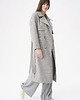 płaszcze damskie Płaszcz Damski Ines BS Jasny Szary 2