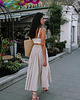 spódnice maxi Spódnica Lea BEIGE Maxi 6