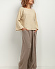 swetry damskie  Luźny sweter z szerokim rękawem, T418, one size 2