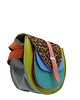 torby na ramię Torebka damska na ramię skórzana pojemna kolorowa ze skrawków eko OLIVKA 2