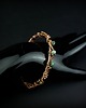 bransoletki wire wrapping Miedziana bransoleta mankietowa z turkusem i turmalinem 5
