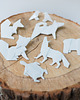 broszki Broszka Porcelanowa Origami Lis Biała 2