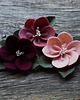 broszki Broszka kwiat kolekcja Cloe burgund 2
