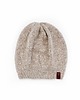 czapki damskie Beżowa czapka beretowa z wełny alpaki 1