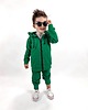chłopiec - inne Dres dziecięcy zielony bluza z uszami spodnie typu baggy 1