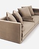 sofy i szezlongi Sofa MALMO brązowy welur, skandynawski design 3