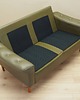 sofy i szezlongi Sofa skórzana zielona, duński design, lata 70, produkcja: Dania 9