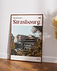 plakaty Minimalistyczny plakat Strasburg Francja 1