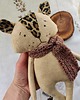 przytulanki dla niemowląt i dzieci Przytulanka Panterka, Kot zamszowy handmade 3
