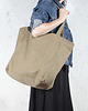 torby na ramię Lazy bag torba khaki / zieleń na zamek / vegan 6