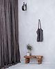 zasłony Zasłona z Miękkiego Lnu Stonewashed - charcoal 1