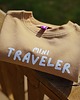 bluzy dla dziewczynki Bluza dziecięca MINI TRAVELER - kawowa 2