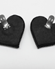 klipsy do butów Klipsy do butów Coquet - I love U / Black 5