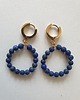 kolczyki z kamieniami Kolczyki DONUTS lapis lazuli 1