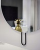 lustra stojące i wiszące LUSTRO OKRĄGŁE OWAL 60CM ŚCIENNE INDUSTRIALNE LOFTOWE SALON POKÓJ ŁAZIENKA 2