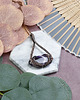 wisiory Miedziany wisiorek wire wrapping z ametystem #526 3