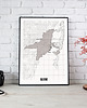 plakaty Miami mapa plakat  50x70 cm / A3 / A4 3