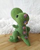 misie i maskotki Szydełkowy t-rex, tyranozaur 2