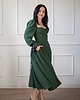 sukienki midi damskie Sukienka Eliza zielona 6