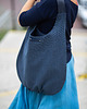 torby na ramię LONG granatowy - torba typu hobo 2