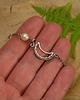 bransoletki wire wrapping Bransoletka perła wire wrapping księżyc półksiężyc 4
