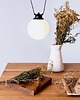 lampy wiszące Nowoczesna ampa wisząca GLASS HANGMAN 1 podwieszana szklana kulka klosz mleczny 1