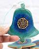 ozdoby choinkowe Duży turkusowy dzwonek - zawieszka świąteczna 6