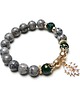 bransoletki z kamieni naturalnych Kolekcja Rich - Jasper and emerald /glamour/ - bransoletka 3