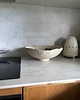 talerze, miski Ceramiczna Rustykalna Misa Handmade XXL na  Owoce Beżowa Surowa 5