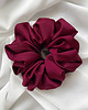 gumki do włosów Gumka do włosów bordowa Scrunchie Medium Dark Cherry 1