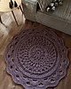 dywany Okrągły dywan bawełniany Rustic Style 120 cm 2