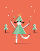 kartki świąteczne Happy Tree F  Kartka Bożonarodzeniowa od PIESKOT 1