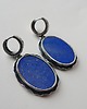 kolczyki srebrne Kolczyki srebrne -lapis lazuli XL-zamówienie- 2