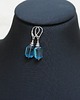 kolczyki srebrne Kolczyki srebrne Sztabki /arctic blue/ 7