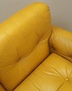 sofy i szezlongi Sofa skórzana żółta, włoski design, lata 60, B&B Italia, Tobia Scarpa 7