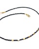 chokery Choker  (Hematyt graphite)  - szlachetna kolekcja 1
