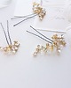 Ślubne ozdoby do włosów Gold sparkle - kryształowe kokówki ślubne. 1