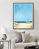 plakaty Bałtyk - kamper nad morzem - plakat 50x70 cm 1