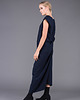 sukienki midi damskie Navy mary back knot dressi 4