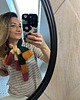 szale damskie Szalik robiony ręcznie na drutach Alpaka i jedwab Kolorowy 1