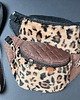 torebki różne Nerka z eko futra w Panterkę w rozmiarze M + miniporfel gratis 1