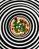 grafiki i ilustracje Plakat, kolaż Pizza Swirl 1