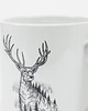 kubki i filiżanki Kubek ceramiczny 330ml JELEŃ biały 1