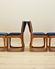 krzesła Komplet czterech krzeseł bukowych, lata 50, Holger Jacobsen, Fritz Hansen 8
