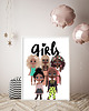 plakaty Plakat dla dziewczynki L.O.L - Rainbow High BARBIE z laleczkami 1