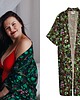 sukienki midi damskie KIMONO/ szlafrok / kopertowa sukienka w autorski wzór MALINY 100% wiskoza 9