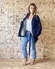 szlafroki damskie Szlafrok narzutka kimono z dresówki krótka 3