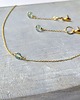 złote naszyjniki Fluoryt - zestaw z pozłacanego srebra 4